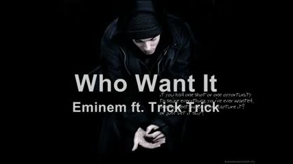 Relapse 2 - Who Want It Eminem vs Trick Trick