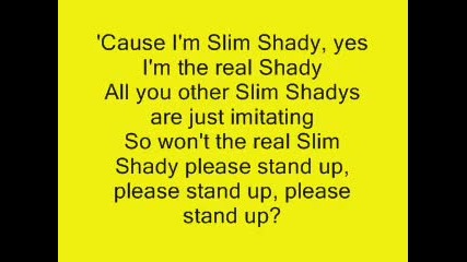 Eminem - The Real Slim Shady + Subs 