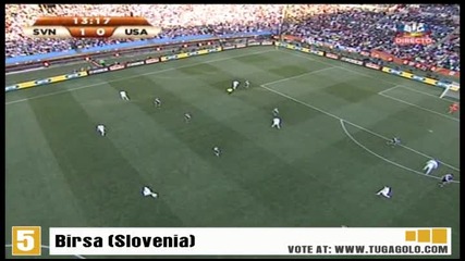 топ 5 гола - Световно Първенство 2010 