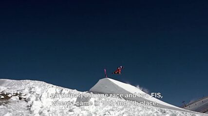 The Snowboarder: Soaring among icy mountains