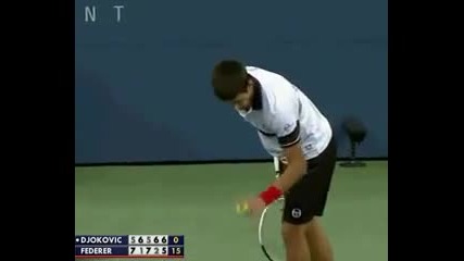 Изумително! Федерер е аут от Us Open 2010 след загуба от Джокович - Highlights 15 min 