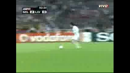 Inzaghi Goal - 2 Liverpool V Ac Milan