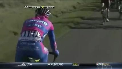 Париж - Ница - 2 етап - английски коментар - Paris - Nice 2012 - Stage 2 - last 60 km English
