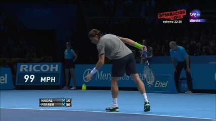 Nadal vs Ferrer - London 2013!