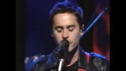 30 Seconds To Mars - Attack (live @ Late Show, 2005) 