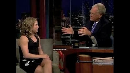Shawn Johnson On David Letterman Part 1