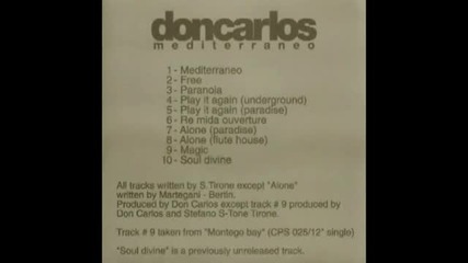 Don Carlos - Mediterraneo (paranoia) 1992