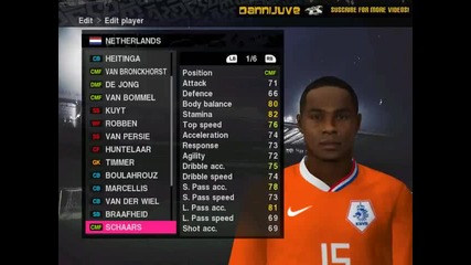 Pes 2010 Лица - Холандия 