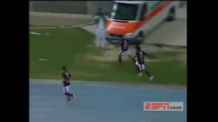 Ronaldinhos debut Flamengo performance vs Nova Iguacu 