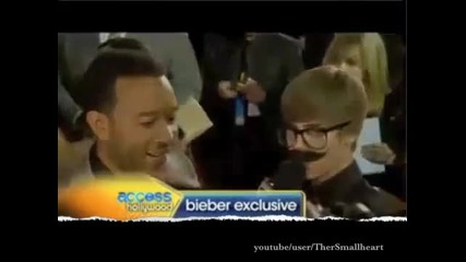 интервю на access hollywood с Джъстин Бийбър