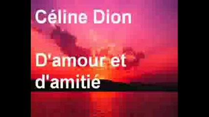 Cг©line Dion - Damour Et Damitiг©.avi