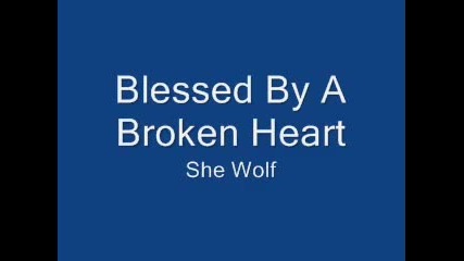 Blessed By A Broken Heart - She Wolf