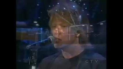 Bon Jovi You Wanna Make A Memory Live The View June 2007 