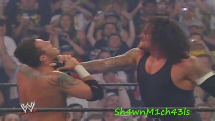 Chokeslam Into Rko - Hd Wrestlemania 21 