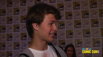 Ansel Elgort Talks Divergent & The Fault In Our Stars- 2013 Comic-con