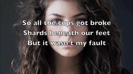Lorde - Team (lyric Video)
