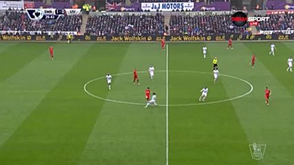 Суонси Сити - Ливърпул 2:0 /първо полувреме/