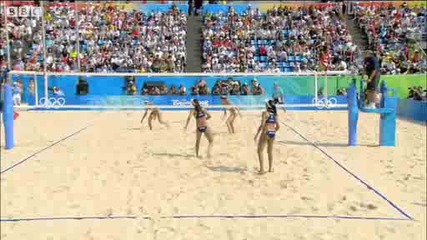 Турнира по плажен волейбол при жените навлиза във финална фаза - Пекин 2008