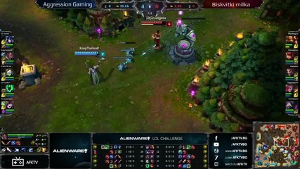 Alienware LoL 5vs5 #2 - Aggression Gaming vs Biskvitki Milka