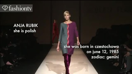 Anja Rubik & Natasha Poly - Top Models at 2011 Fashion Week