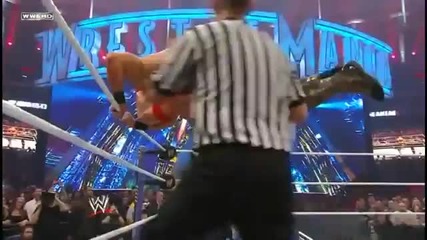 The Rock Bottom on Cena at Wm27