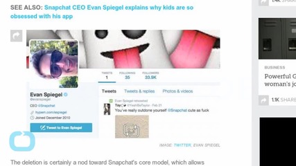 SnapChat CEO Evan Spiegel Deletes All of His Tweets