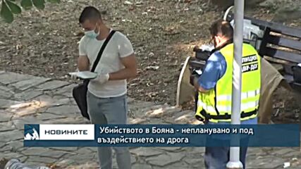 Убийството в Бояна - непланувано и под въздействието на дрога