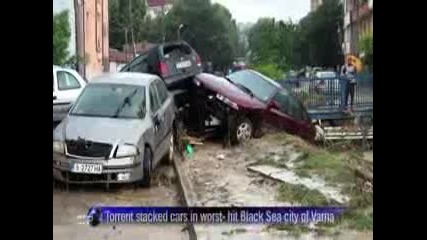 Проливни дъждове и наводнения в България