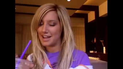 Ashley Tisdale Drink Coffee Bean