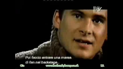 Lee Ryan - Diary (mtv Italy - Part1)