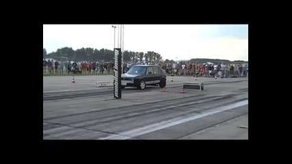 Vw Golf 1 Vr6 Turbo Drag race