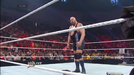 Big Show and Brock Lesnar come face-to-face Raw, Jan. 20, 2014