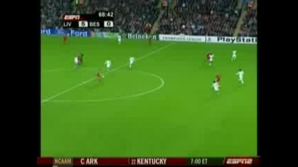 Liverpool 5 - 0 Besiktas - Gerrard
