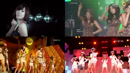 [fanmade] Snsd - Tell Me Your Wish ( Genie ) - Live ( 4 in 1 )