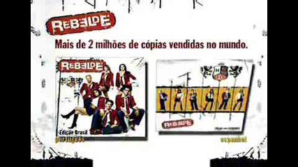 Rbd - Comercial Cd Rebelde (brasil)