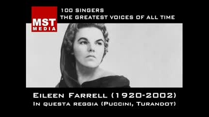 Eileen Farrell - In questa reggia - Turandot - Puccini 