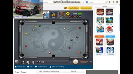 Gameplaybulgaria 8 ball pool (аз vs 80 level ) еп 4