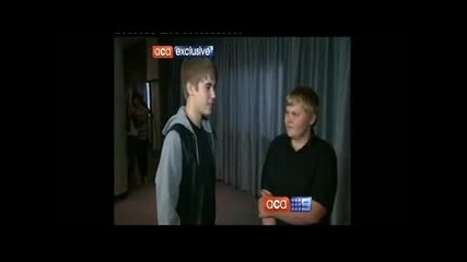 Justin Bieber Meets Casey Heynes (bully Hero) - Tv Interview