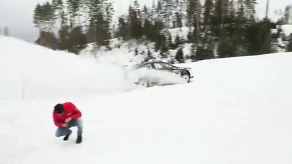 Кен Блок учи руснаците как да карат на сняг