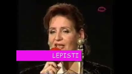 Lepa Lukic - Nocas mi srce pati (uzivo)