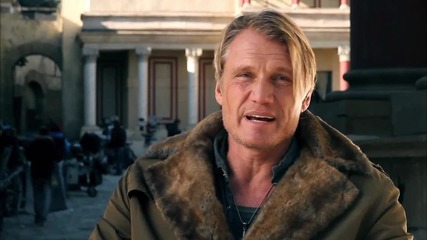 На снимачната площадка с Долф Лунгрен / Непобедимите 2 (2012)