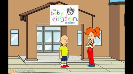 caillou turns the school into Baby Einstein-ground