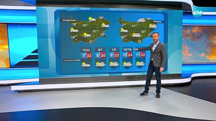 Прогноза за времето (17.05.2025 - обедна емисия)