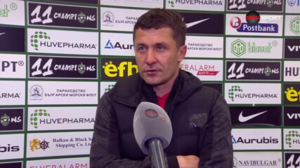 Саша Илич след равенството в Разград