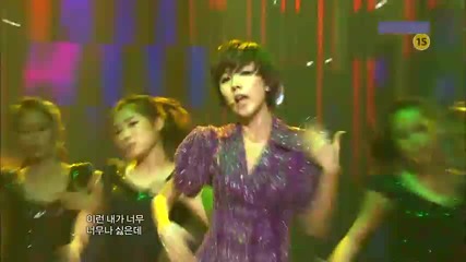 *hq* Kan Mi Yeon feat. Mir (mblaq) - Crazy @ Music Core [03.07.10]