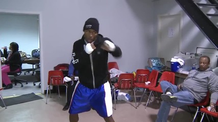 Jermell Charlo - Shadowboxing Before Rosado Fight - Showtime Boxing