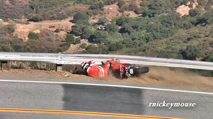 Ducati 1098 Crash