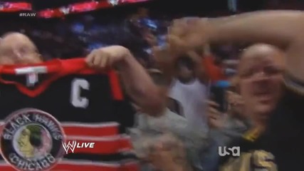Triple H Welcomes Cm Punk Back To Raw (2014)