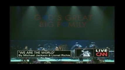 We are the world Live Michael Jackson Memorial, Los Angeles 2009 (hd) 