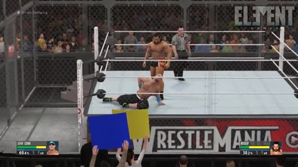Wwe 2k16 Hell in a Cell - John Cena vs Rusev